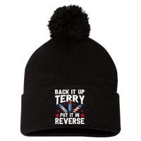 Back It Up Terry Put It In Reverse Firework Flag 4th Of July Pom Pom 12in Knit Beanie