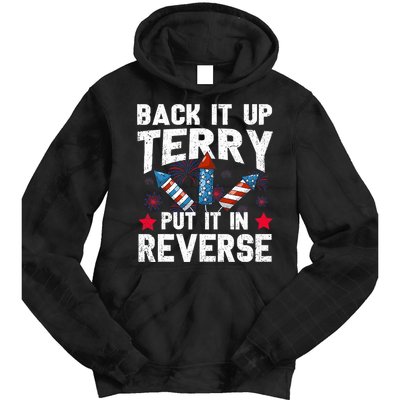 Back It Up Terry Put It In Reverse Firework Flag 4th Of July Tie Dye Hoodie
