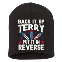 Back It Up Terry Put It In Reverse Firework Flag 4th Of July Short Acrylic Beanie