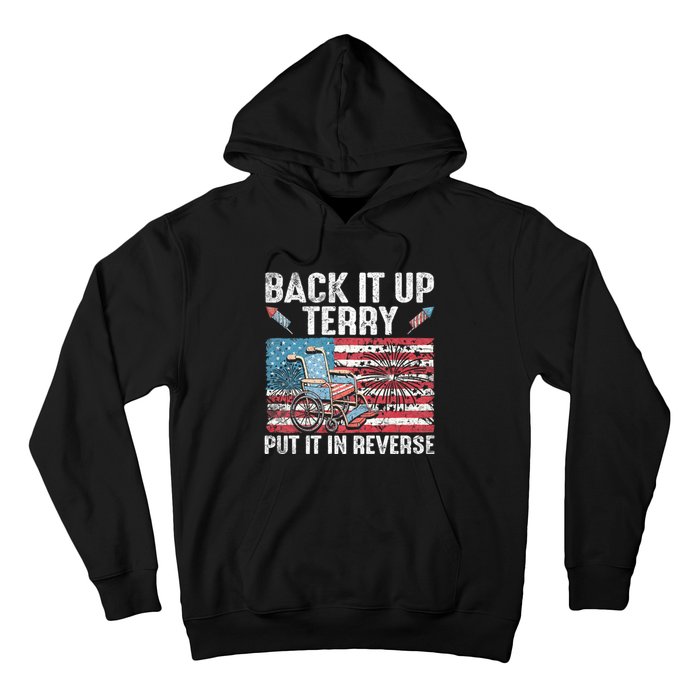 Back It Up Terry Put It In Reverse Firework Flag 4th Of July Hoodie