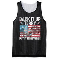 Back It Up Terry Put It In Reverse Firework Flag 4th Of July Mesh Reversible Basketball Jersey Tank