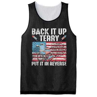 Back It Up Terry Put It In Reverse Firework Flag 4th Of July Mesh Reversible Basketball Jersey Tank