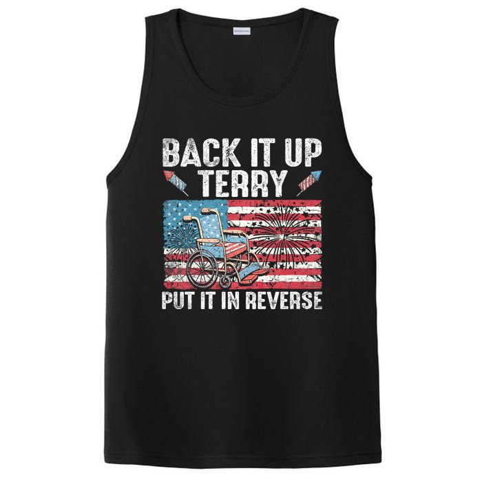 Back It Up Terry Put It In Reverse Firework Flag 4th Of July PosiCharge Competitor Tank