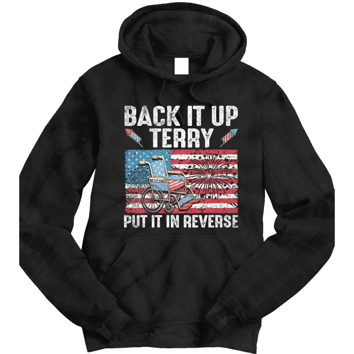 Back It Up Terry Put It In Reverse Firework Flag 4th Of July Tie Dye Hoodie