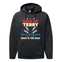 Back It Up Terry Put It In Reverse July 4th Fireworks Terry Performance Fleece Hoodie