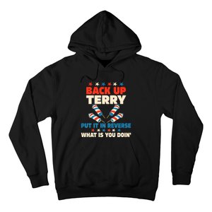 Back It Up Terry Put It In Reverse July 4th Fireworks Terry Hoodie