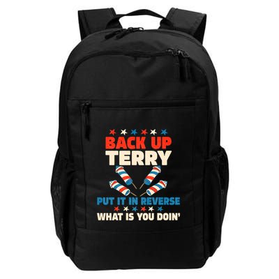 Back It Up Terry Put It In Reverse July 4th Fireworks Terry Daily Commute Backpack