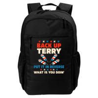 Back It Up Terry Put It In Reverse July 4th Fireworks Terry Daily Commute Backpack