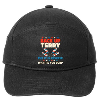 Back It Up Terry Put It In Reverse July 4th Fireworks Terry 7-Panel Snapback Hat