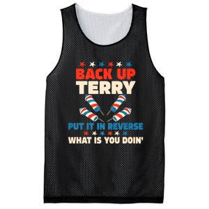 Back It Up Terry Put It In Reverse July 4th Fireworks Terry Mesh Reversible Basketball Jersey Tank