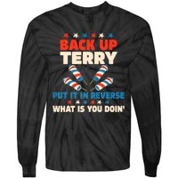 Back It Up Terry Put It In Reverse July 4th Fireworks Terry Tie-Dye Long Sleeve Shirt