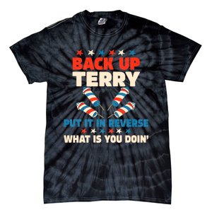 Back It Up Terry Put It In Reverse July 4th Fireworks Terry Tie-Dye T-Shirt