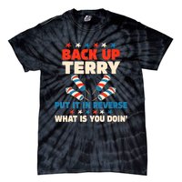 Back It Up Terry Put It In Reverse July 4th Fireworks Terry Tie-Dye T-Shirt