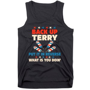 Back It Up Terry Put It In Reverse July 4th Fireworks Terry Tank Top