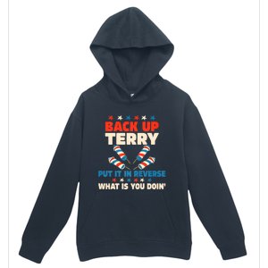 Back It Up Terry Put It In Reverse July 4th Fireworks Terry Urban Pullover Hoodie