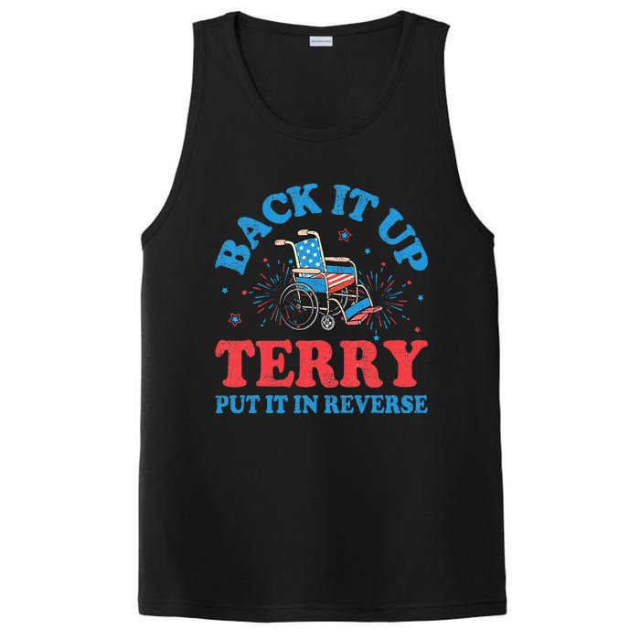 Back It Up Terry Put It In Reverse 4th Of July Fireworks PosiCharge Competitor Tank