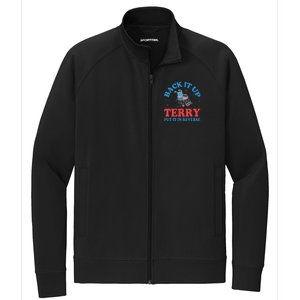 Back It Up Terry Put It In Reverse 4th Of July Fireworks Stretch Full-Zip Cadet Jacket