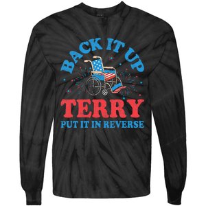 Back It Up Terry Put It In Reverse 4th Of July Fireworks Tie-Dye Long Sleeve Shirt