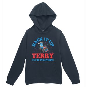 Back It Up Terry Put It In Reverse 4th Of July Fireworks Urban Pullover Hoodie