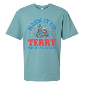 Back It Up Terry Put It In Reverse 4th Of July Fireworks Sueded Cloud Jersey T-Shirt