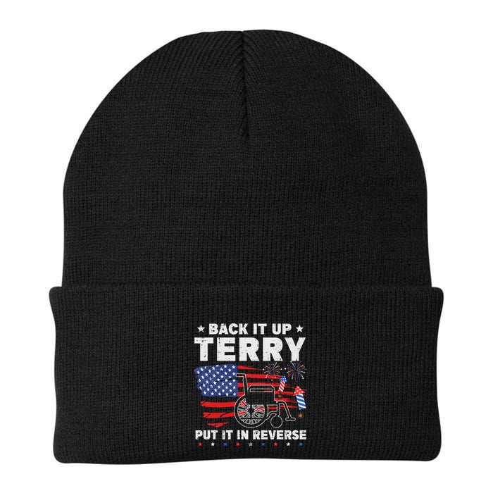 Back It Up Terry Put It In Reverse Firework 4th Of July Knit Cap Winter Beanie