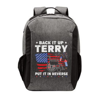 Back It Up Terry Put It In Reverse Firework 4th Of July Vector Backpack