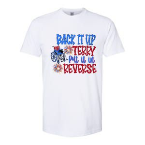 Back It Up Terry Put It In Reverse Fireworks 4th Of July Gift Softstyle CVC T-Shirt