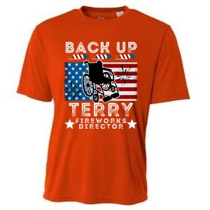 Back It Up Terry 4th Of July Put It In Reverse Fireworks Gift Cooling Performance Crew T-Shirt