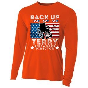 Back It Up Terry 4th Of July Put It In Reverse Fireworks Gift Cooling Performance Long Sleeve Crew