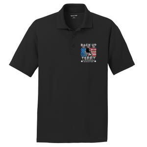 Back It Up Terry 4th Of July Put It In Reverse Fireworks Gift PosiCharge RacerMesh Polo