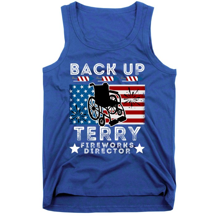 Back It Up Terry 4th Of July Put It In Reverse Fireworks Gift Tank Top