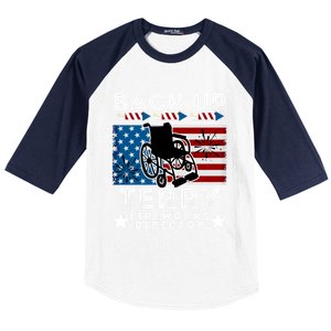 Back It Up Terry 4th Of July Put It In Reverse Fireworks Gift Baseball Sleeve Shirt