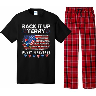 Back It Up Terry Put It In Reverse Firework 4th Of July Pajama Set