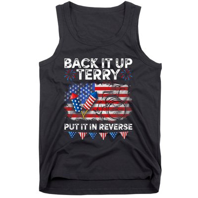 Back It Up Terry Put It In Reverse Firework 4th Of July Tank Top