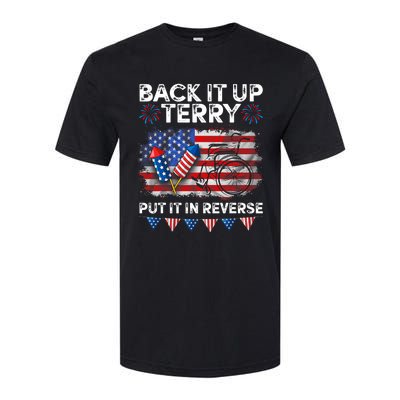 Back It Up Terry Put It In Reverse Firework 4th Of July Softstyle® CVC T-Shirt