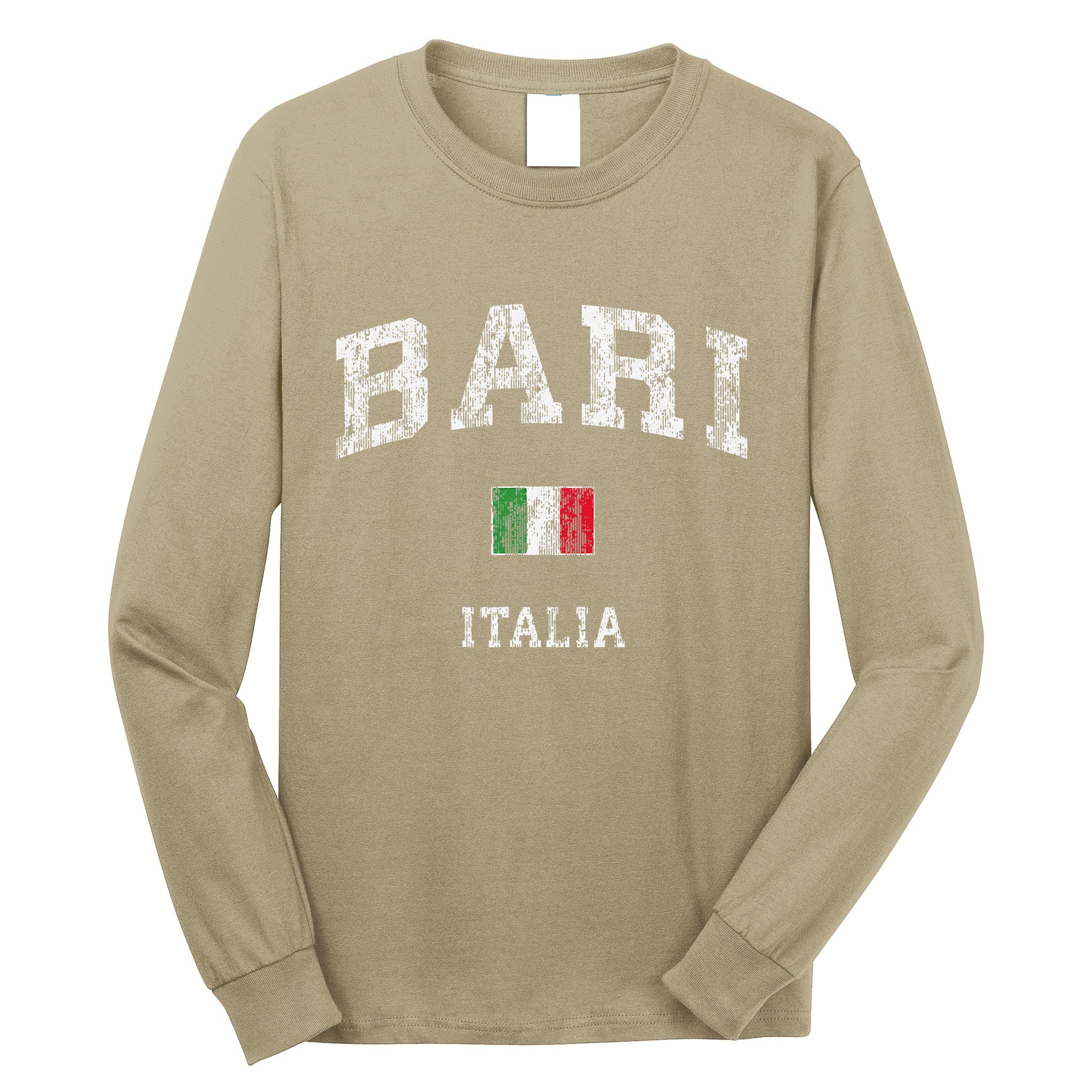 Bari Italy Vintage Italia Athletic Sports Long Sleeve Shirt