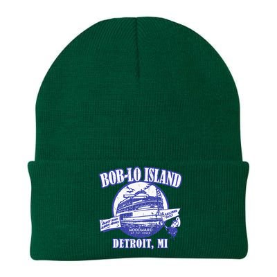 Boblo Island (Vintage Look) Detroit Michigan Knit Cap Winter Beanie