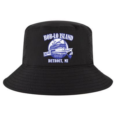 Boblo Island (Vintage Look) Detroit Michigan Cool Comfort Performance Bucket Hat