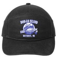 Boblo Island (Vintage Look) Detroit Michigan 7-Panel Snapback Hat