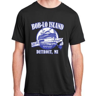 Boblo Island (Vintage Look) Detroit Michigan Adult ChromaSoft Performance T-Shirt