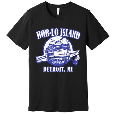 Boblo Island (Vintage Look) Detroit Michigan Premium T-Shirt