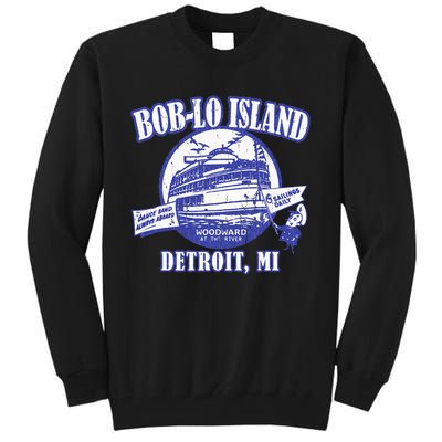 Boblo Island (Vintage Look) Detroit Michigan Tall Sweatshirt