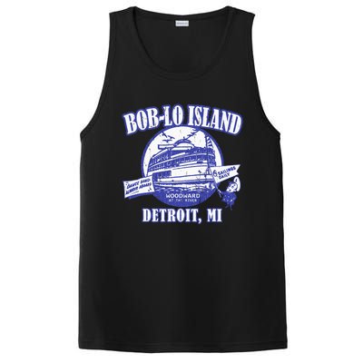 Boblo Island (Vintage Look) Detroit Michigan PosiCharge Competitor Tank