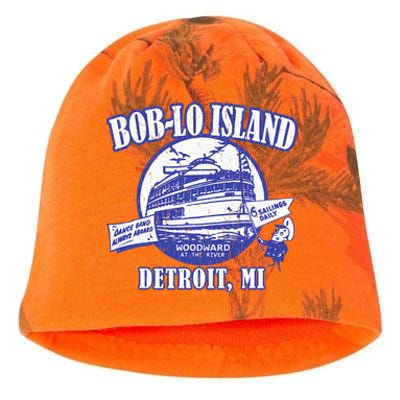 Boblo Island (Vintage Look) Detroit Michigan Kati - Camo Knit Beanie