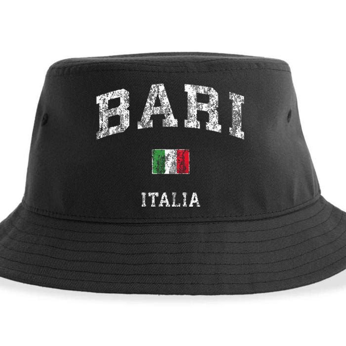 Bari Italy Vintage Italia Athletic Sports Design Sustainable Bucket Hat