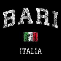 Bari Italy Vintage Italia Athletic Sports Design Toddler T-Shirt