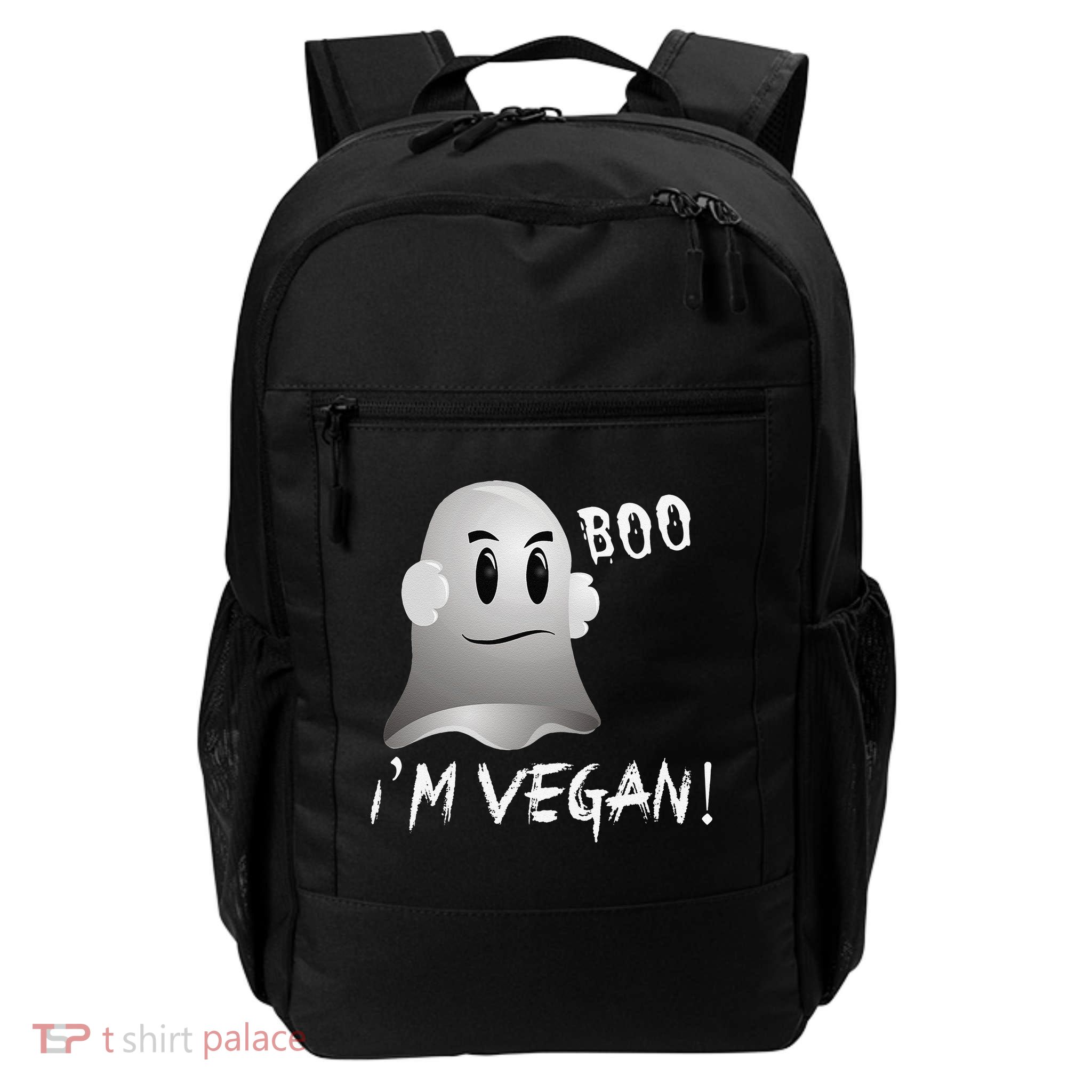 Boo Im Vegan! Halloween Costume Fun For Everyone Backpack