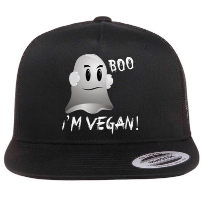Boo Im Vegan! Halloween Costume Fun For Everyone Flatbill Hat