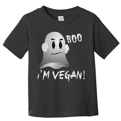 Boo Im Vegan! Halloween Costume Fun For Everyone Toddler T-Shirt