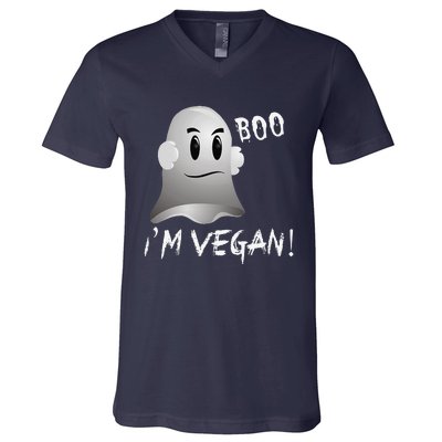 Boo Im Vegan! Halloween Costume Fun For Everyone V-Neck T-Shirt